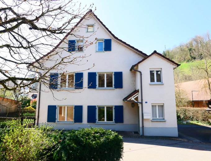 Originelles Einfamilienhaus mit separatem Ateliergebäude in Dorfkern ...